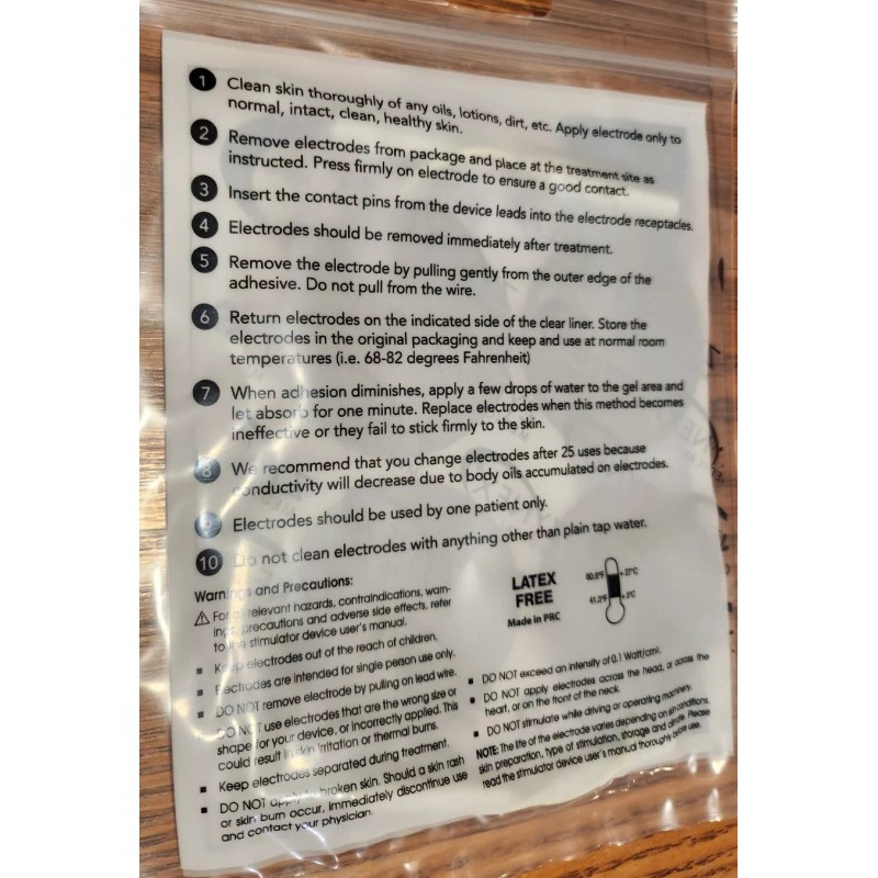 Zynex 10 PACKS - Zynex Medical Electrode Pads 2" 4