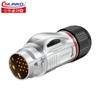 CNLINKO BD-24 24-Pin Industrial Waterproof Plug, IP68 Bullet Plug, Carbide