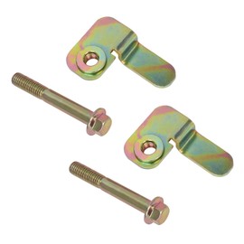 Adasidy Front Track Bar Bolt and Flag Nut Retainer Compatible with Jeep Wrangler TJ 1997-2006, Cherokee XJ 1984-2001, Grand Cherokee ZJ 1993-1998 Replaces 6504449（yellow-2pcs）