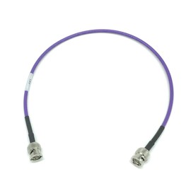 AV-Cables 12G 4K HD SDI BNC - BNC Cable Belden 4855R Mini RG59 (100ft, Violet)