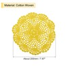 sourcing map Crochet Doilies, 4Pcs 8" - Handmade Crochet Cotton