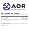 AOR AOR L-Lysine 500mg 150 Vegan Capsules 25-Day Supply with