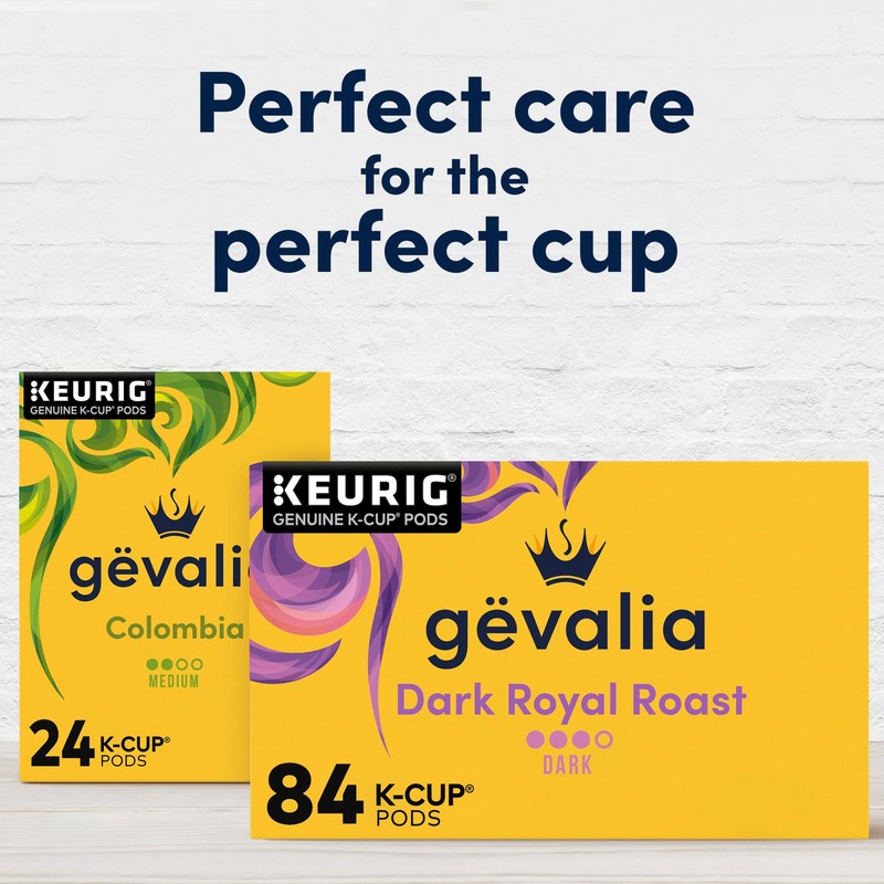Gevalia Dark Royal Roast Dark Roast K‐Cup Coffee Pods, 84