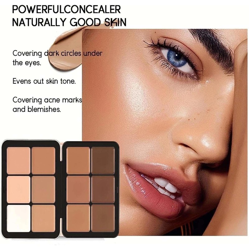 Carla's Secret Makeup Concealer Palette - 12 Color Face Blush