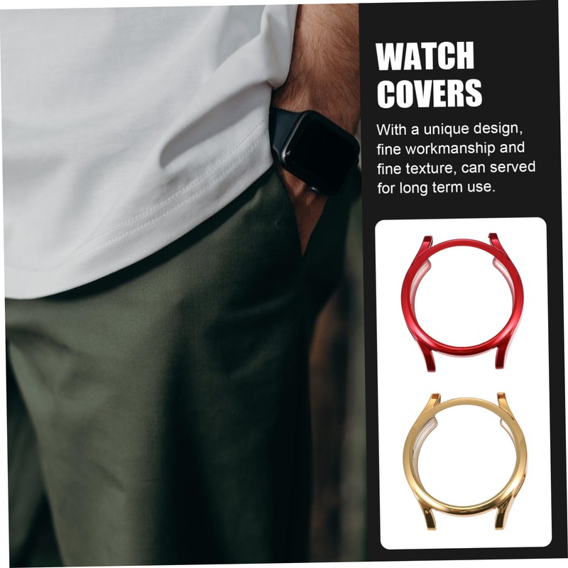 TEHAUX 6Pcs Smartwatch Case Full Cover Protector for Watch TPU