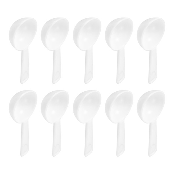 uxcell 30Pcs Plastic Measuring Spoons Reusable Powder Scoops Spoon Short