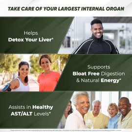 Sandhu's Liver Cleanse Detox & Repair Support | 70 Capsules (Pack of 1) | Herbal Supplement for Liver Health | Milk Thistle Dandelion Root Andrographis with 8 Minerals