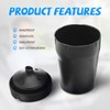 Car Ashtray, Windproof Smokeless Smellproof Self-Extinguishing Portable Mini Car Trash