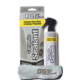 Flitz Ceramic Spray Sealant and Paint Protectant: Shine, Protect + Seal Clear Coat, Plastic,1 Application Lasts up to 12 Months, Made in USA