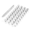 36Pcs Steel Letter Number Leather Stamper Punching Tool for DIY