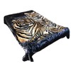 SOLARON Original Heavy Mink Plush Korean Durable Blanket (Navy 3
