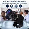 SVPRO 1080P USB Camera Manual Zoom Webcam with Telephoto 5-50mm