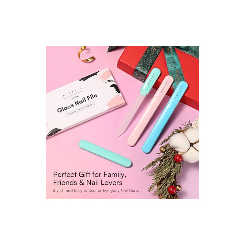 Makartt Glass Nail File for Natural Nails: Reusable Nail Care
