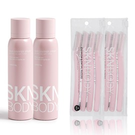 SKNBODY Hair Identifier Spray with Dermaplaner Set 2 Pack, Facial Hair Removal Kit with 4 Razors for Face Shaving and Dermaplaning