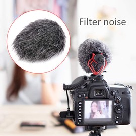 Microphone Windscreen for BOYA BY‑MM1 Microphones - Outdoor Windshield Microphone, Universal Microphone Windshield Fur, Easy to Carry and Store