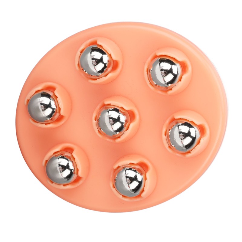 Hand Held Massager 7 Balls 360 Degree Rotatable ABS Steel