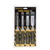 TOUGH MASTER Carving Chisel Set, 4 Piece Wood Carving Bevel