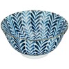 Hasamiyaki 88657 Counter-shaped Small Bowl, Inner and Outer Fern Pattern