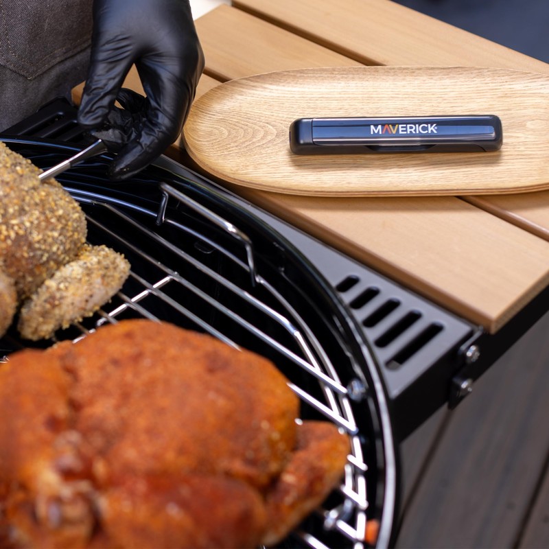 Maverick Stake Wireless Bluetooth Meat Thermometer, Battery-Free Probe, 2-Min USB