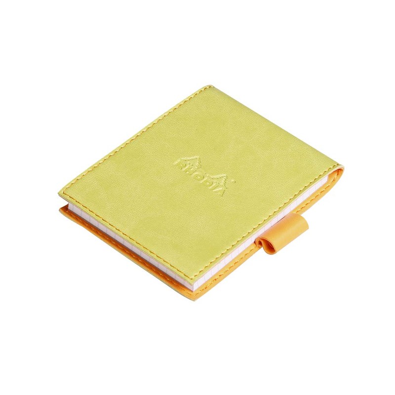 Rhodia Rhodiarama Notepad with Protective Cover Faux Leather 8.4 x
