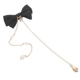 PACKOVE 2Pcs Hair Bowknot Barrette with Tassel Chain Dangle Lightweight Hair Clip for Women for Everyday Use