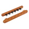 Wall Mounted Billiard Pool Cue Rack 6 Cues Wooden Billiard