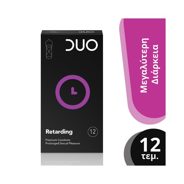 Duo Longer Pleasure Condoms for Long Duration 12 pcs