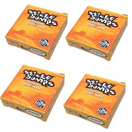 Sticky Bumps Set of 4 sutexikki-banpusu Surf Wax/sa-hubo-dowakkusu Surf Board Anti-Slip Warm (初夏 For)