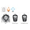 cilio Deluxe Insulated Drinking Bottle, Stainless Steel Thermal Flask, 360°
