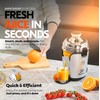 Eurolux Hands-Free Electric Citrus Juicer Machine, Orange Lime Grapefruit Lemon