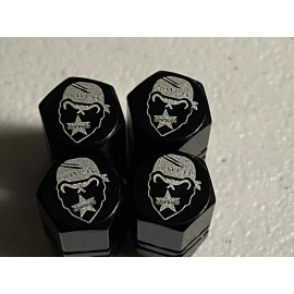Cowboys gangster Tire Valve Stem cap Covers 4 Pc set,   #DC3, FREE ?