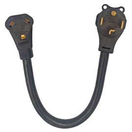 Fullsky FC-143TT Dryer Plug to 30A RV Adapter Male 14-30P to Female TT-30R 30A 125V