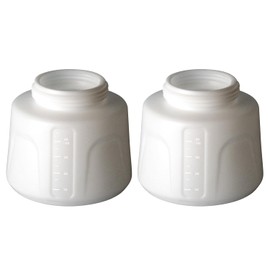 HONJAN Two Durable Refillable Paint Spray Cans, 44oz(1300ml) Plastic Paint Gun Cups for HONJAN Cordless Paint Sprayer