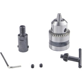 CHANCS Drill Chuck Threaded Self-Locking 1.5-10MM 3/8-24UNF Handheld Hand Drill 6MM Bore Fine Thread Connecting Rod SetElectric Drill Chuck Adapter DIY Drill Electric Chuck