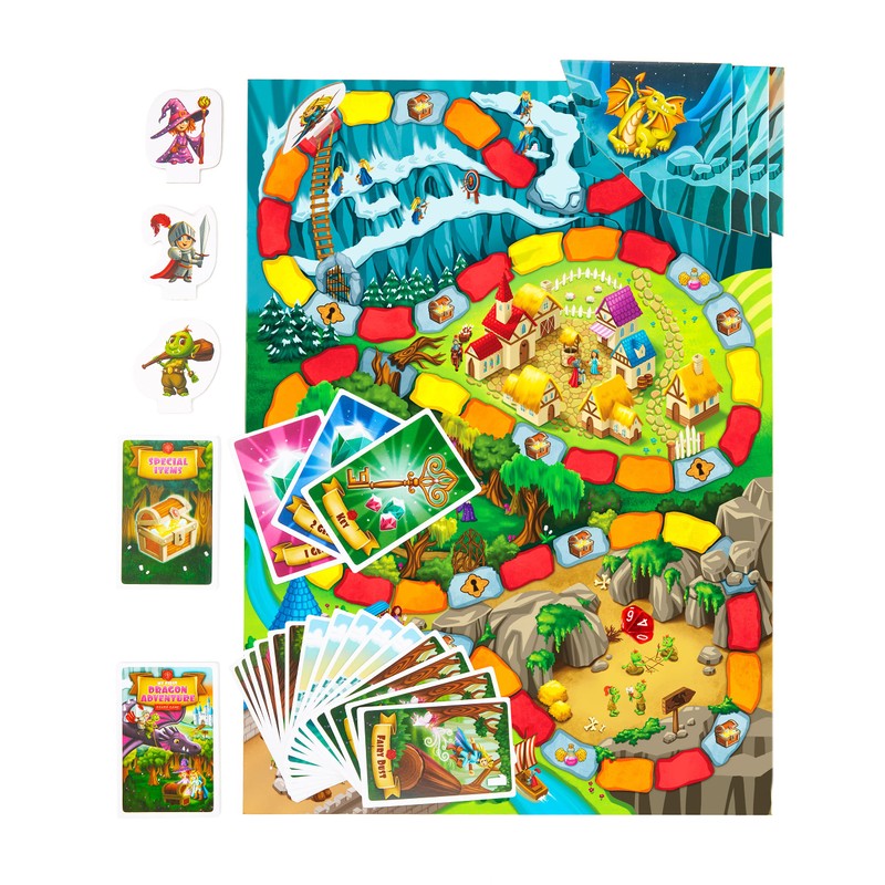 My First Dragon Adventure Board Game - Kids Save The