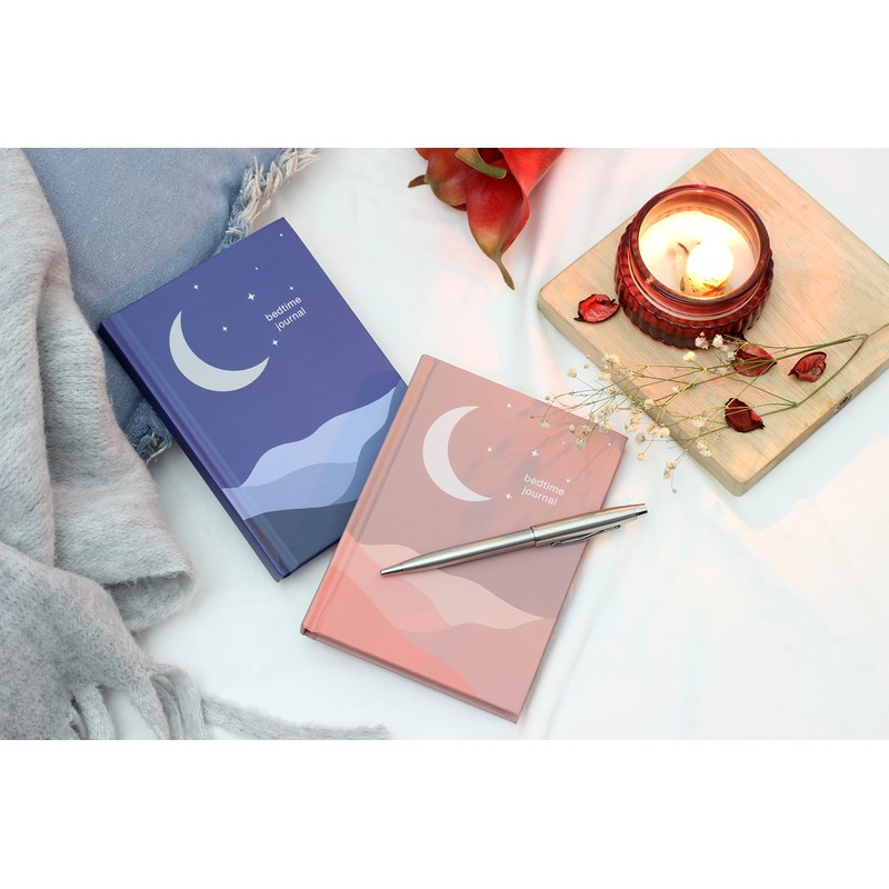 Mini Bedtime Journal Guided Everyday Journal with Writing Prompts Self