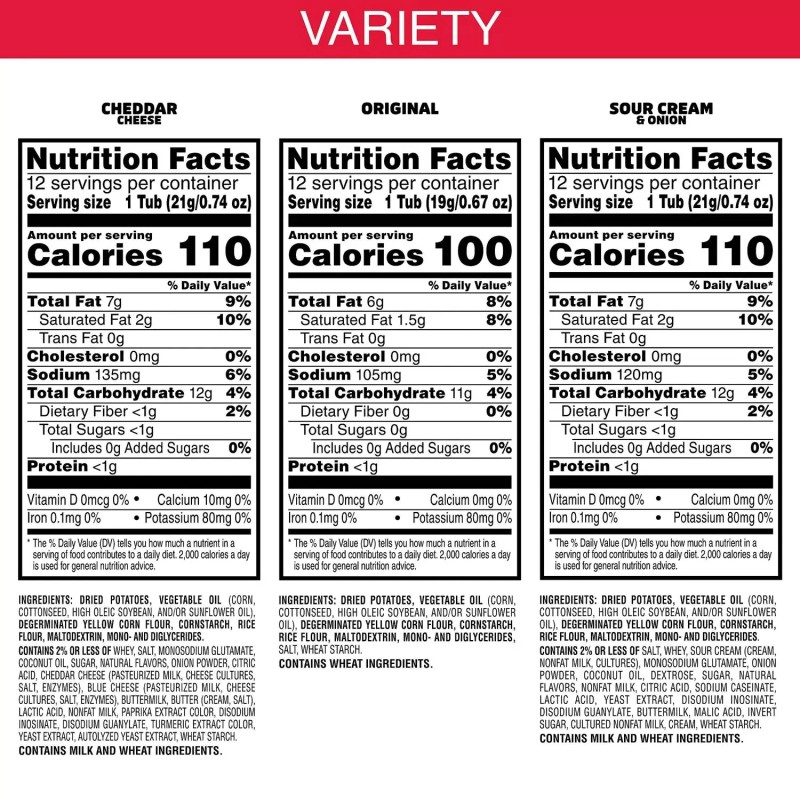 Pringles Snack Stacks Variety Pack Chips, 0.67 oz., 36 ct.