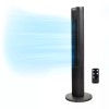 Comfort Zone 40" 3-Speed Oscillating Portable Tower Fan with Remote,