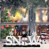 MiniInflat Winter Metal Sign Rustic Let It Snow Table Decor
