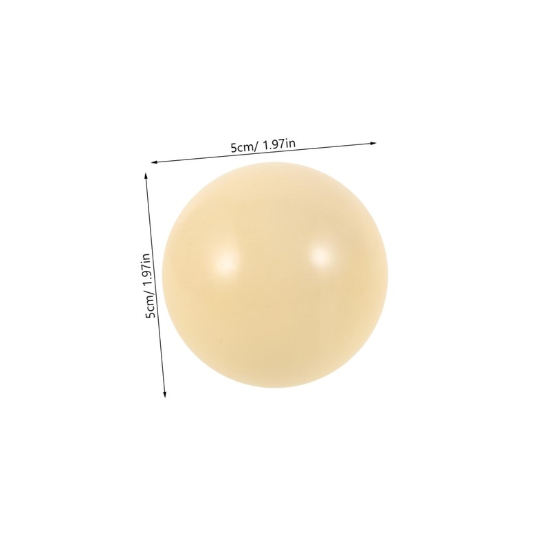 Mipcase 4pcs White Billiard Cue Balls for Beginners Durable Pool