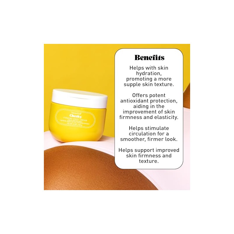 NATURE WELL Crema Corporal Reafirmante E Hidratante Cheeky, Fórmula Ligera