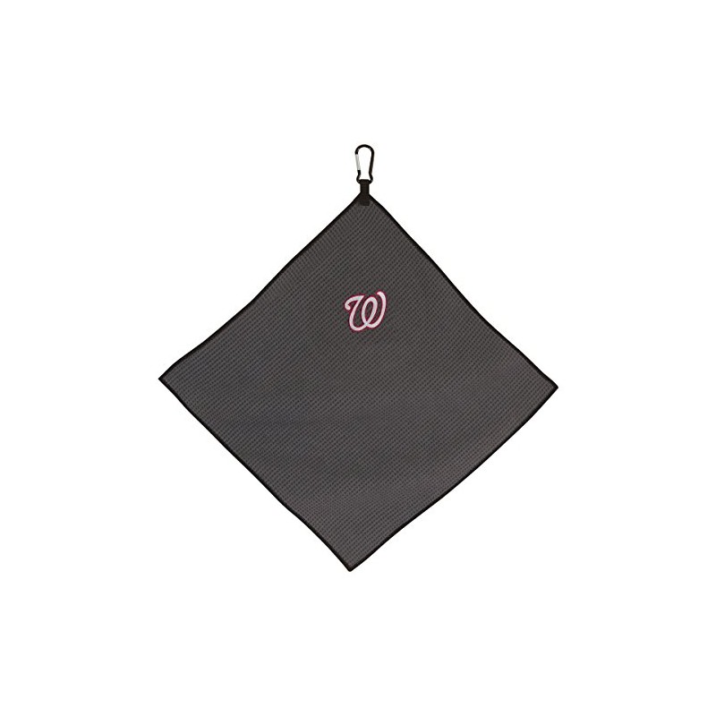 Team Effort Washington Nationals 15" x 15" Grey Microfiber Towel
