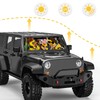 DaisyInner Windshield Sun Shade Compatible with Jeep Jk Jku Jl