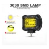 1pcs Faros Auxiliares Dobles Para Coche De 60 W Y2000