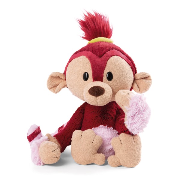NICI 48953 Soft Toy Monkey Tuula 18cm GREEN, red