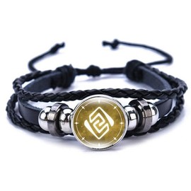 CACALOSS Adjustable Genshin Impact Bracelets Luminous Bracelet Genshin Impact Bracelets Anime Luminous Bracelet (Yellow)