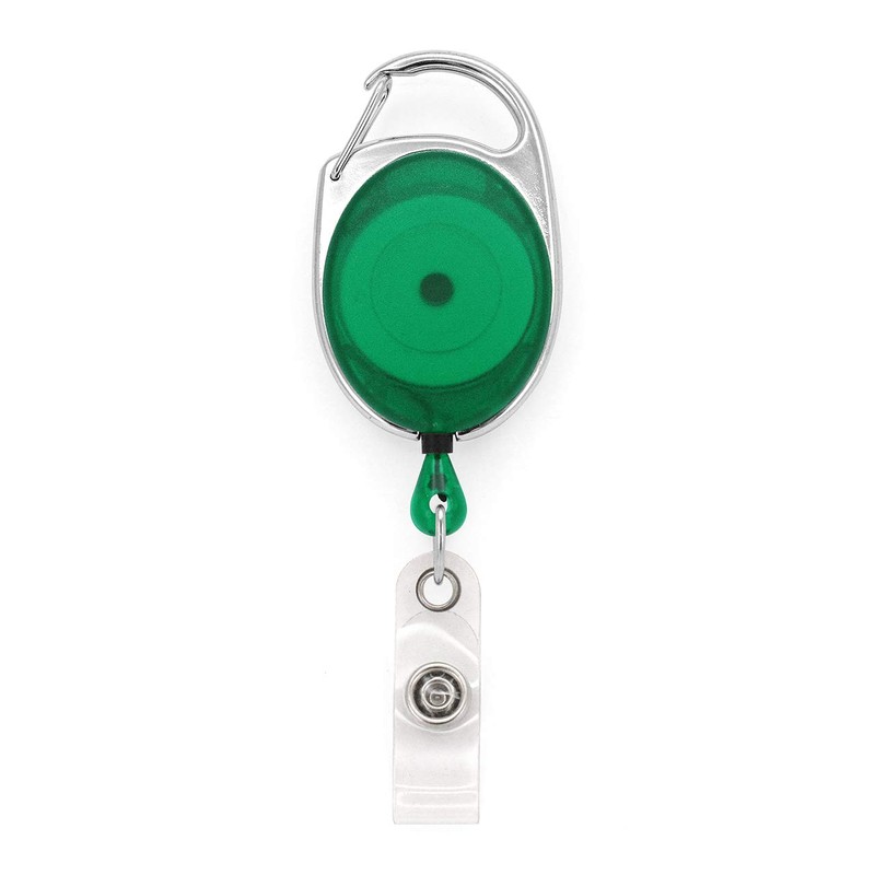 Trio Green ID Card Holder Name Plates with Lanyards Badge