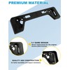 FASTCHE Front License Plate Frame Compatible with 2017 2018 2019
