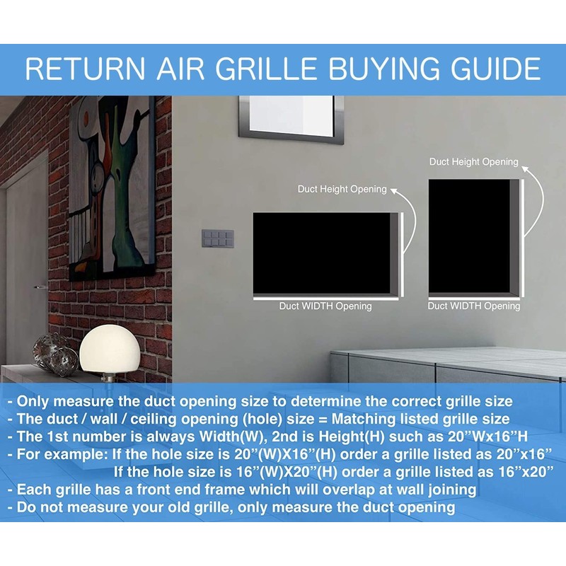 White Baseboard Return Grill with 7/8" Turn Back (30" x