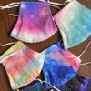 Galaxy Cotton Fabric Squares 25cm x 25cm 5PCS, Universe Space